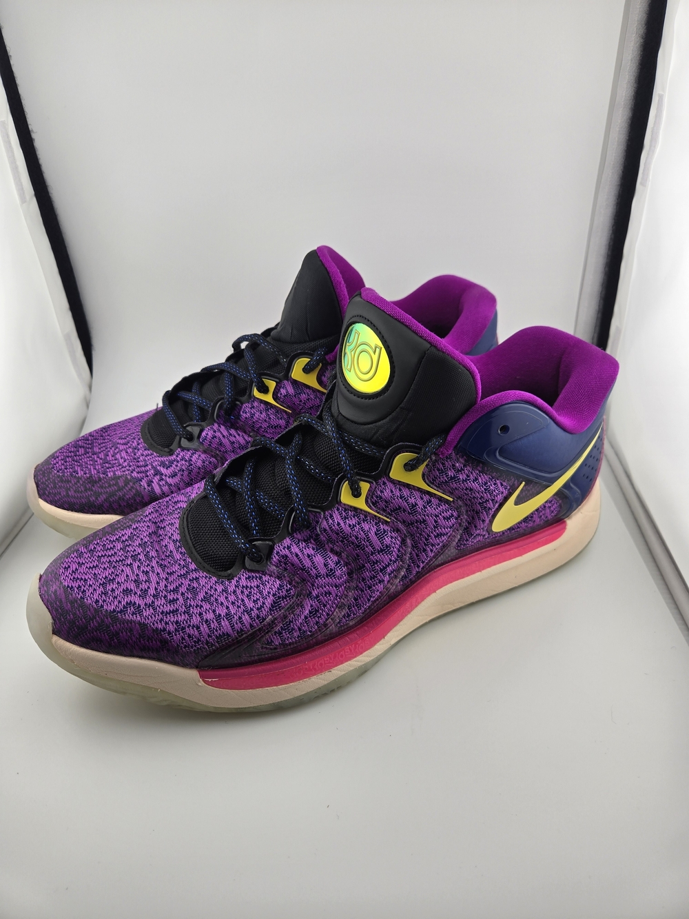 Nike KD 17 Travel Ball FJ9487-400 Men’s Size 10.5 Deep Royal Blue Yellow